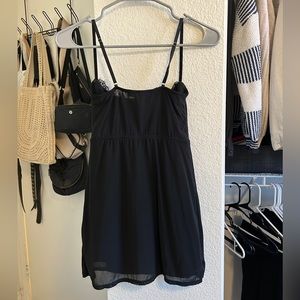 Urban Outfitters Black short dress with corset top
